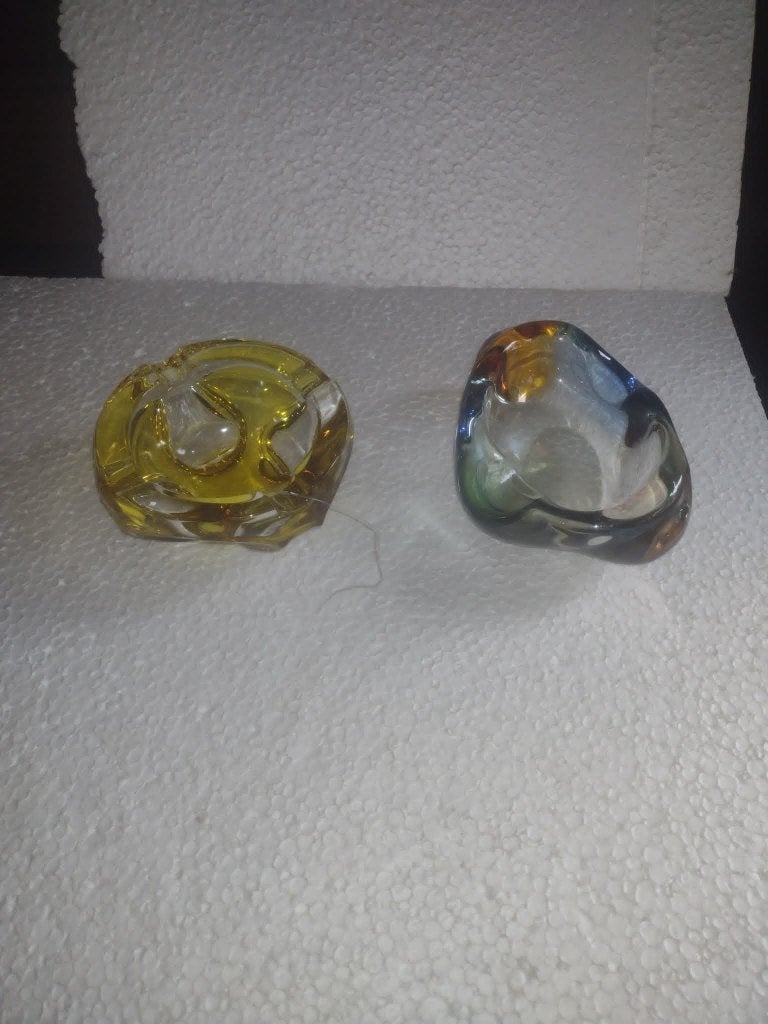 2 Vintage glazen bowl, Envoi