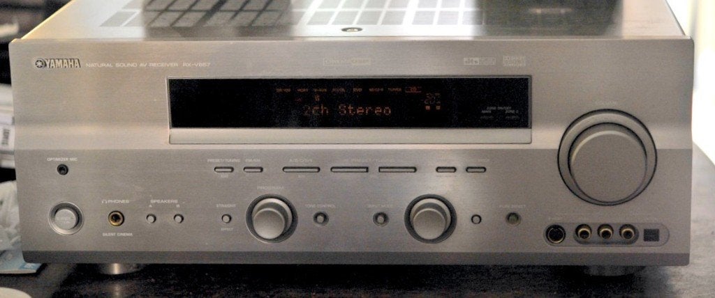 Yamaha RXV 657, Audio, Tv en Foto, Versterkers en Ontvangers, Ophalen, Gebruikt, Yamaha, 120 watt of meer