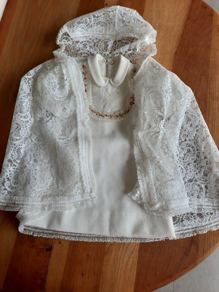 Robe à col en dentelle 116, Robe ou Jupe, Enlèvement ou Envoi, Utilisé, Fille