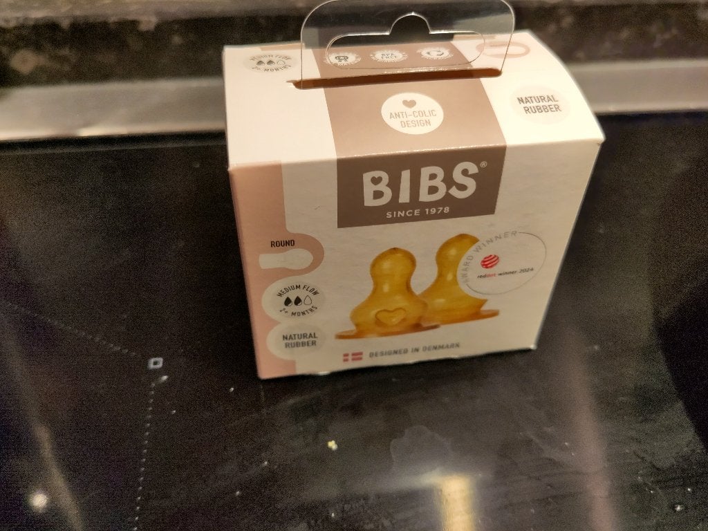 TWEE NIEUWE SPENEN VOOR BIBERON-SLABBETJES, Kinderen en Baby's, Ophalen, Nieuw, Speen, Overige merken