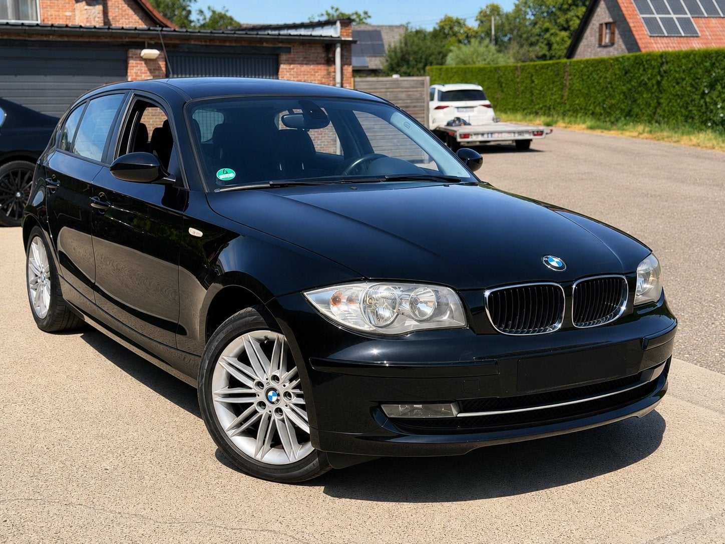 BMW 1 SERIE ✅ 116i BENZINE AIRCO GARANTIE, Auto's, 1596 cc, 1280 kg, Zwart, 4 cilinders