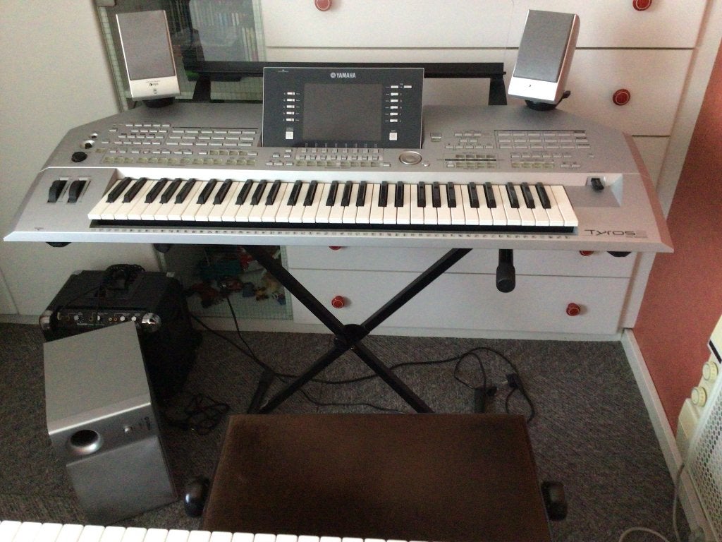 Keyboard tyros 2, Muziek en Instrumenten, Keyboards, Ophalen, 61 toetsen, Yamaha, Zo goed als nieuw