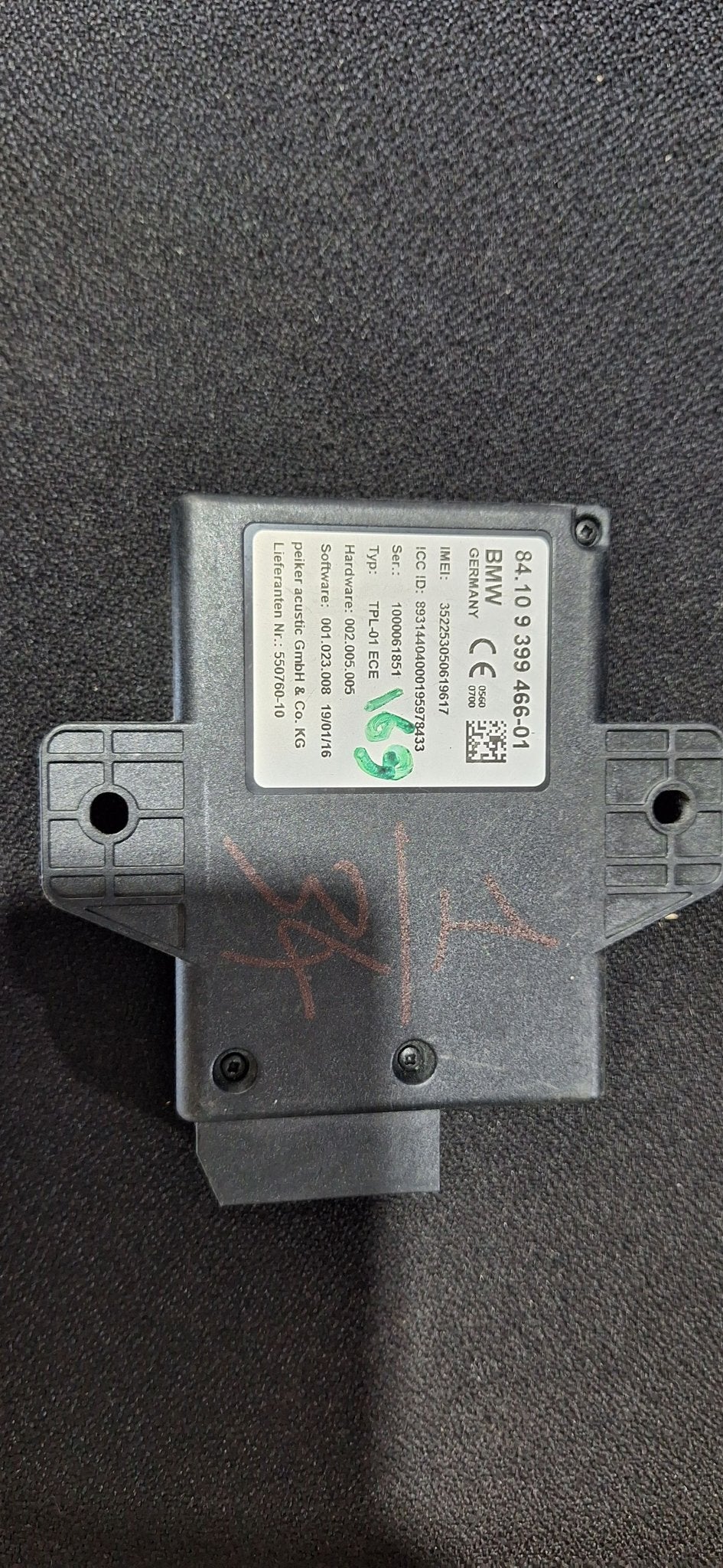 Telematik eCall Module Noodoproep Stuurapparaat BMW F20 F30, Auto diversen, Autonavigatie, Gebruikt, -, -, Ophalen of Verzenden