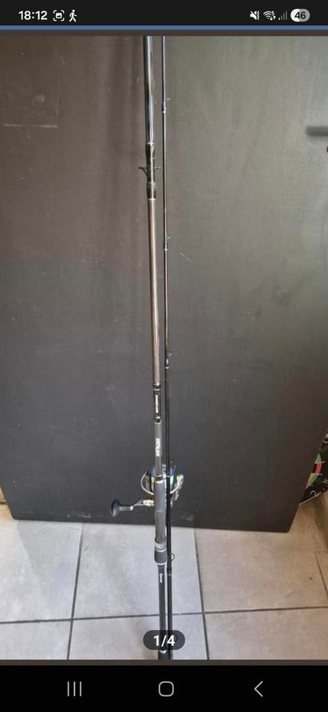 Canne à lancer Quantum Escalade 10/60 gr neuve, Enlèvement, Moulinet