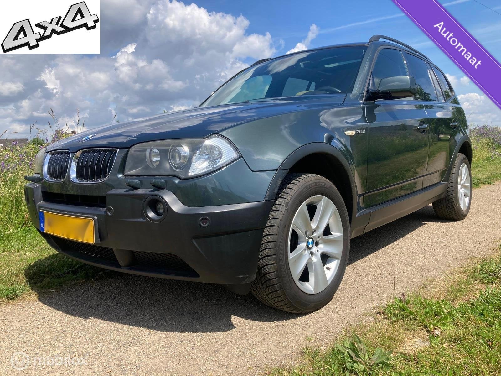 BMW X3 3.0i HIGH EXECUTIVE 4 WD AUTOMAAT, Auto's, Automaat, Gebruikt, Beige, 170 kW