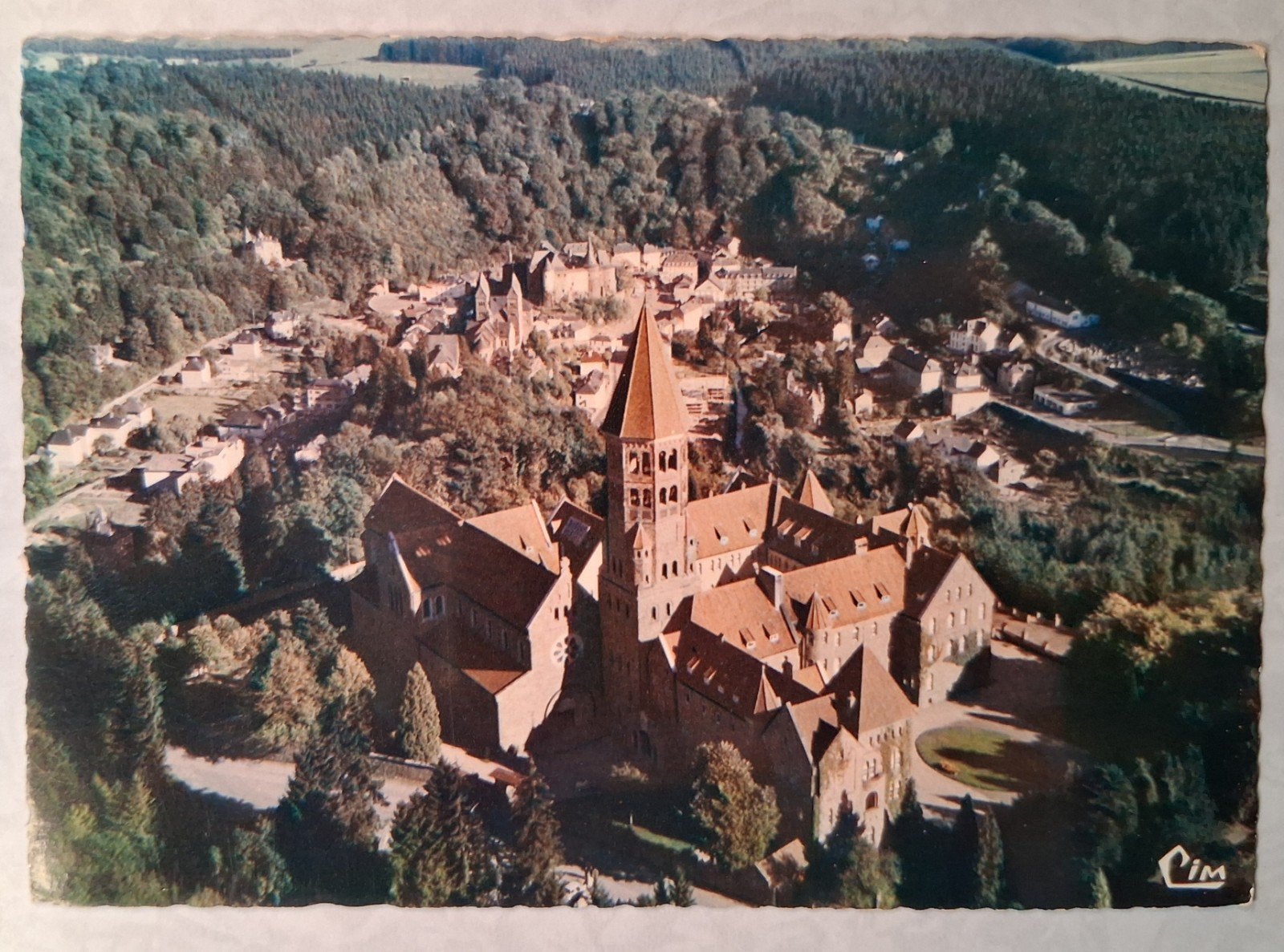 Postkaart Clervaux Luchtopname, Verzamelen, Postkaarten | België, Ophalen of Verzenden