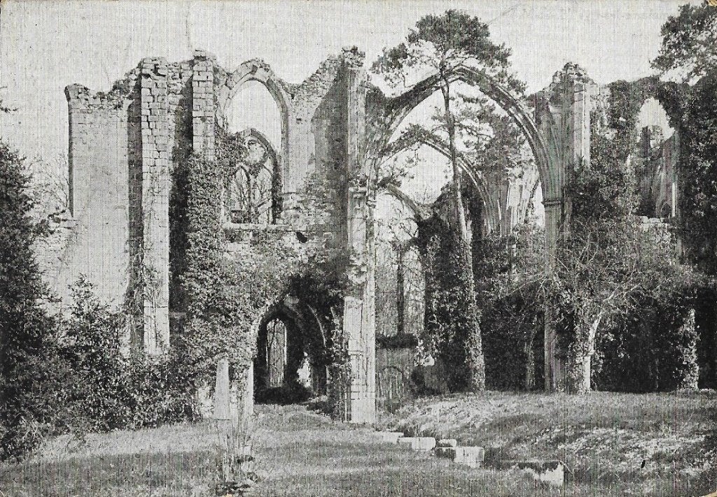 1927 - FRANKRIJK - Dammarie-les-Lys: Abbaye Notre-Dame, Verzamelen, Postkaarten | Buitenland, Verzenden, 1920 tot 1940, Gelopen