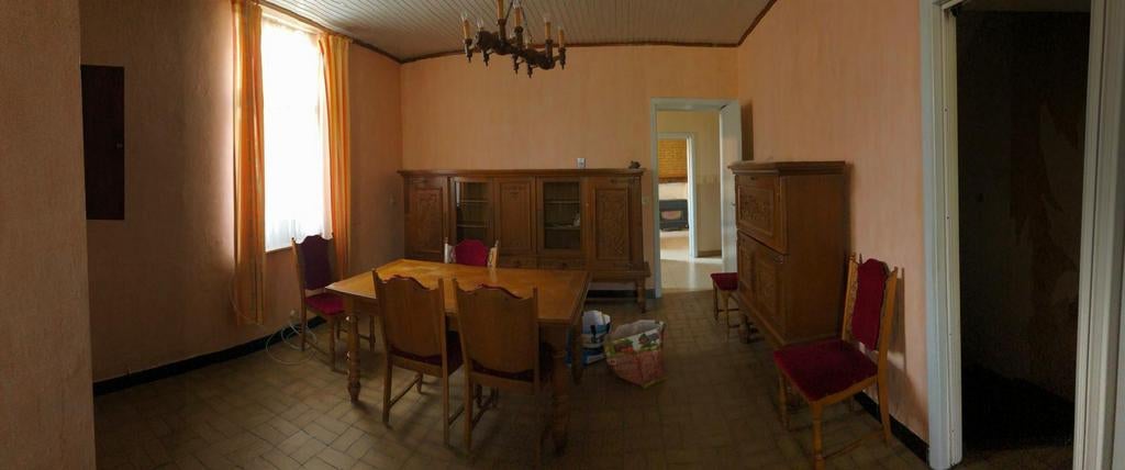 Table  et meubles en chêne, Enlèvement