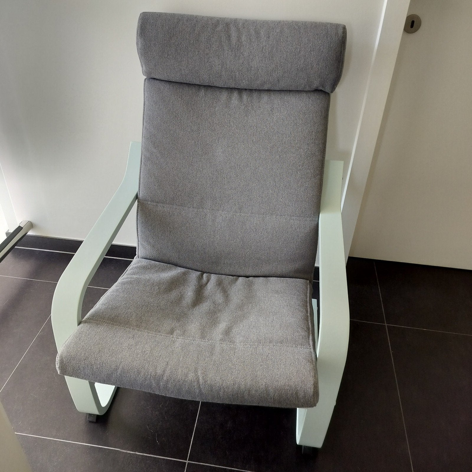 Ikea Poäng zetel, Moins de 75 cm, Comme neuf, Enlèvement, Tissus