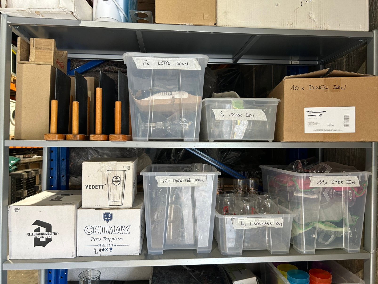 Lot de verres à bière et materiel de bar - Destockage, Huis en Inrichting, Keuken | Keukenelementen, Zo goed als nieuw, Ophalen of Verzenden