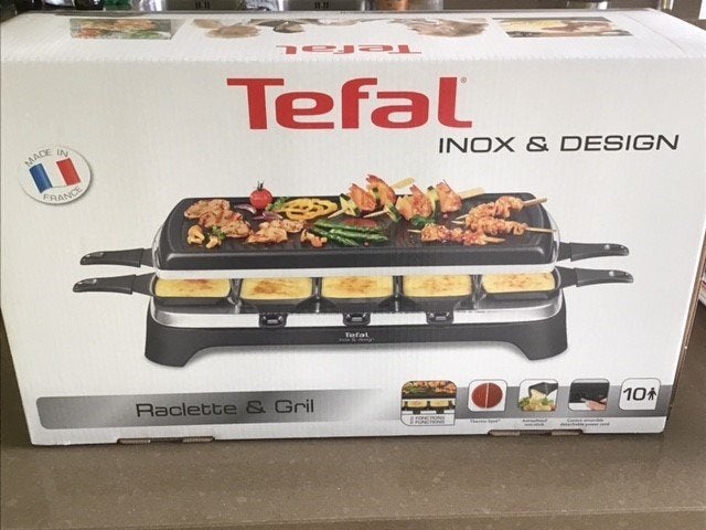 Raclette tefal (nog verpakt ) re 458812 grill- raclettestel, Ophalen of Verzenden, Nieuw