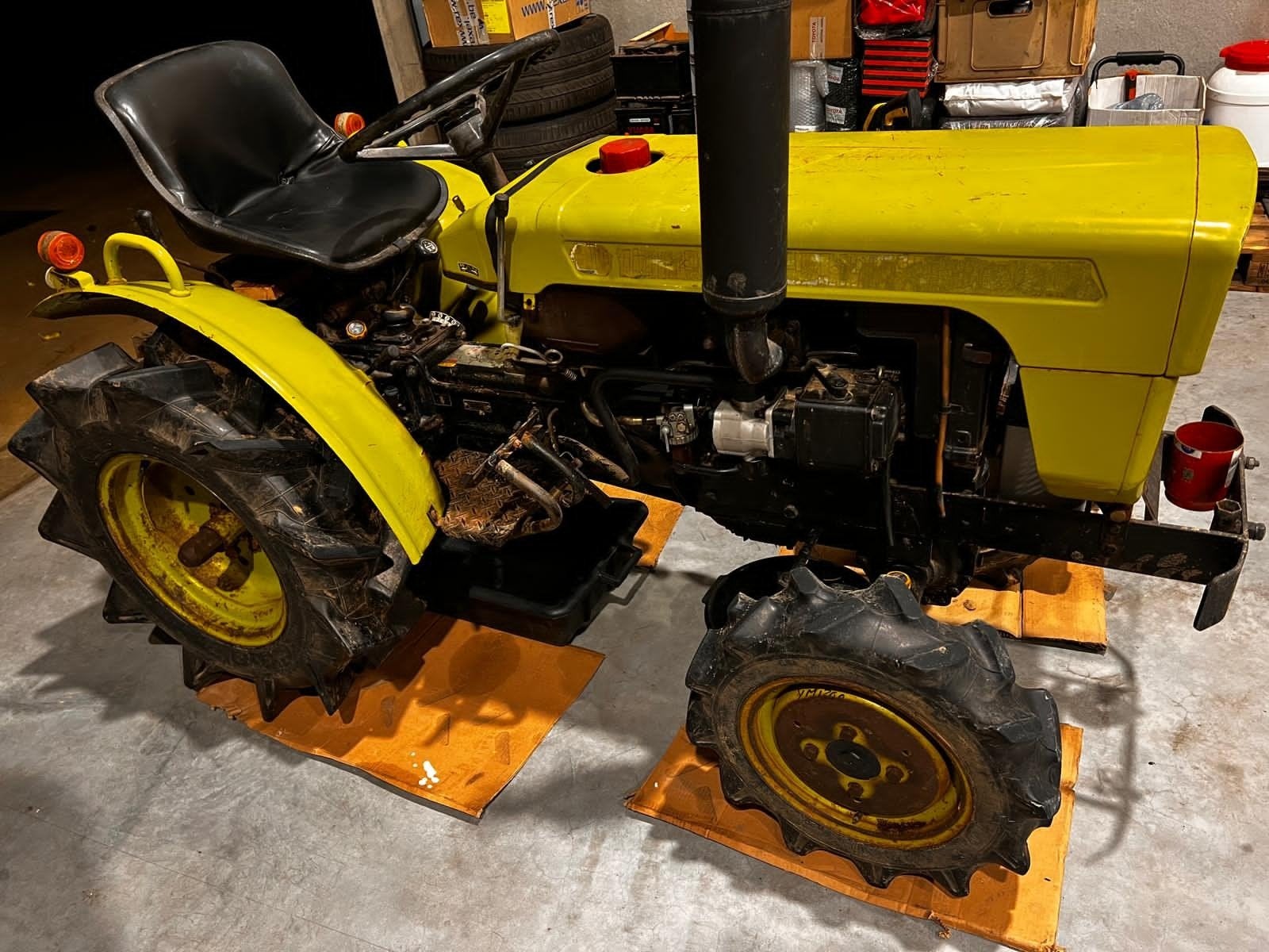 minu tractor Yanmar, Ophalen