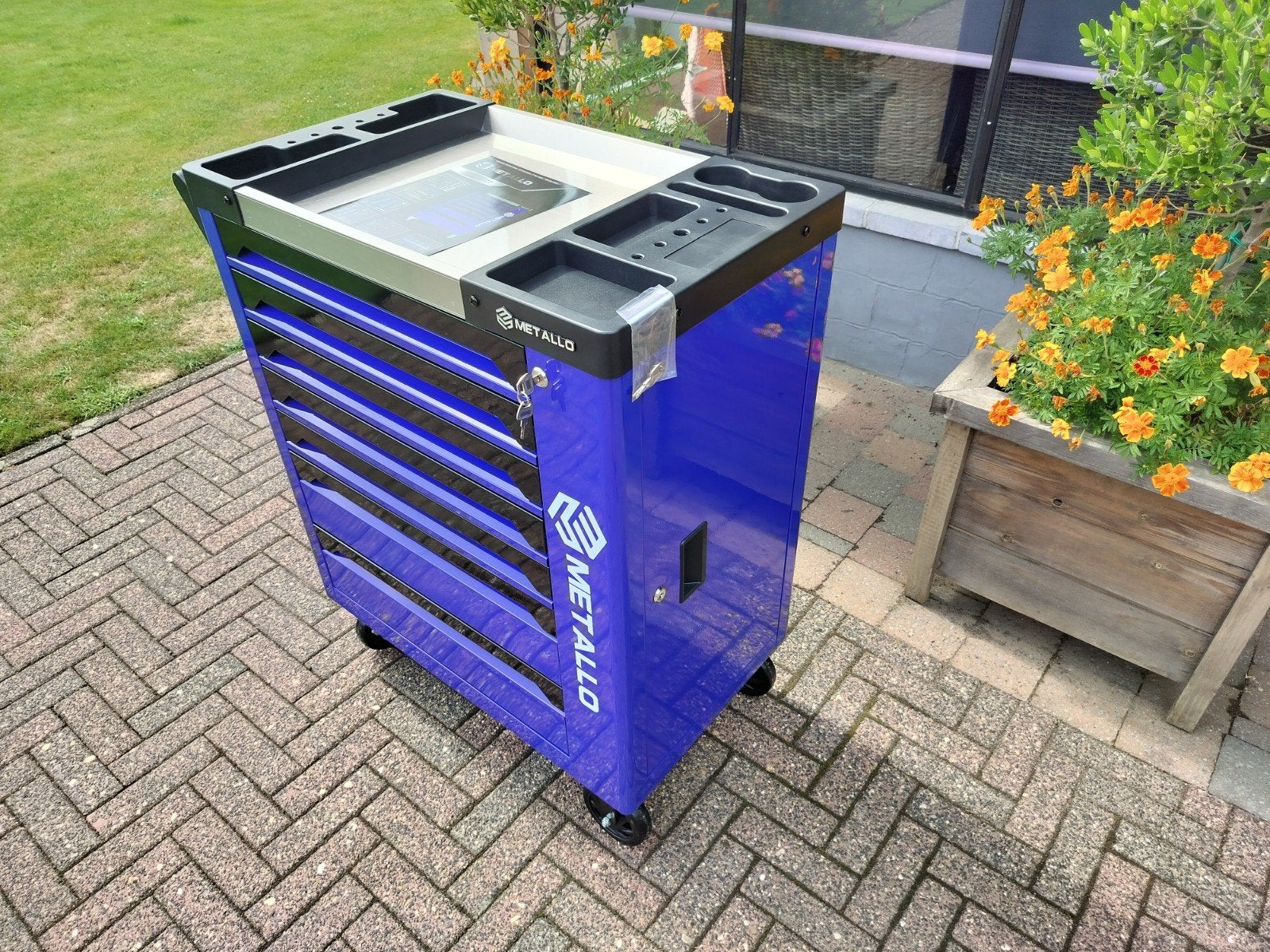 gevulde gereedschapswagen inclusief momentsleutel, Ophalen, Gevuld, Nieuw