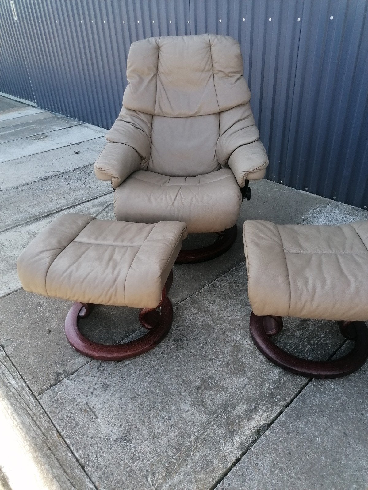 Fauteuils relax zetels, Maison & Meubles, Enlèvement, Cuir