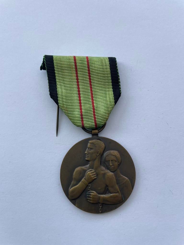Lot 43: medaille Restiterunt 40-45, Collections, Enlèvement ou Envoi