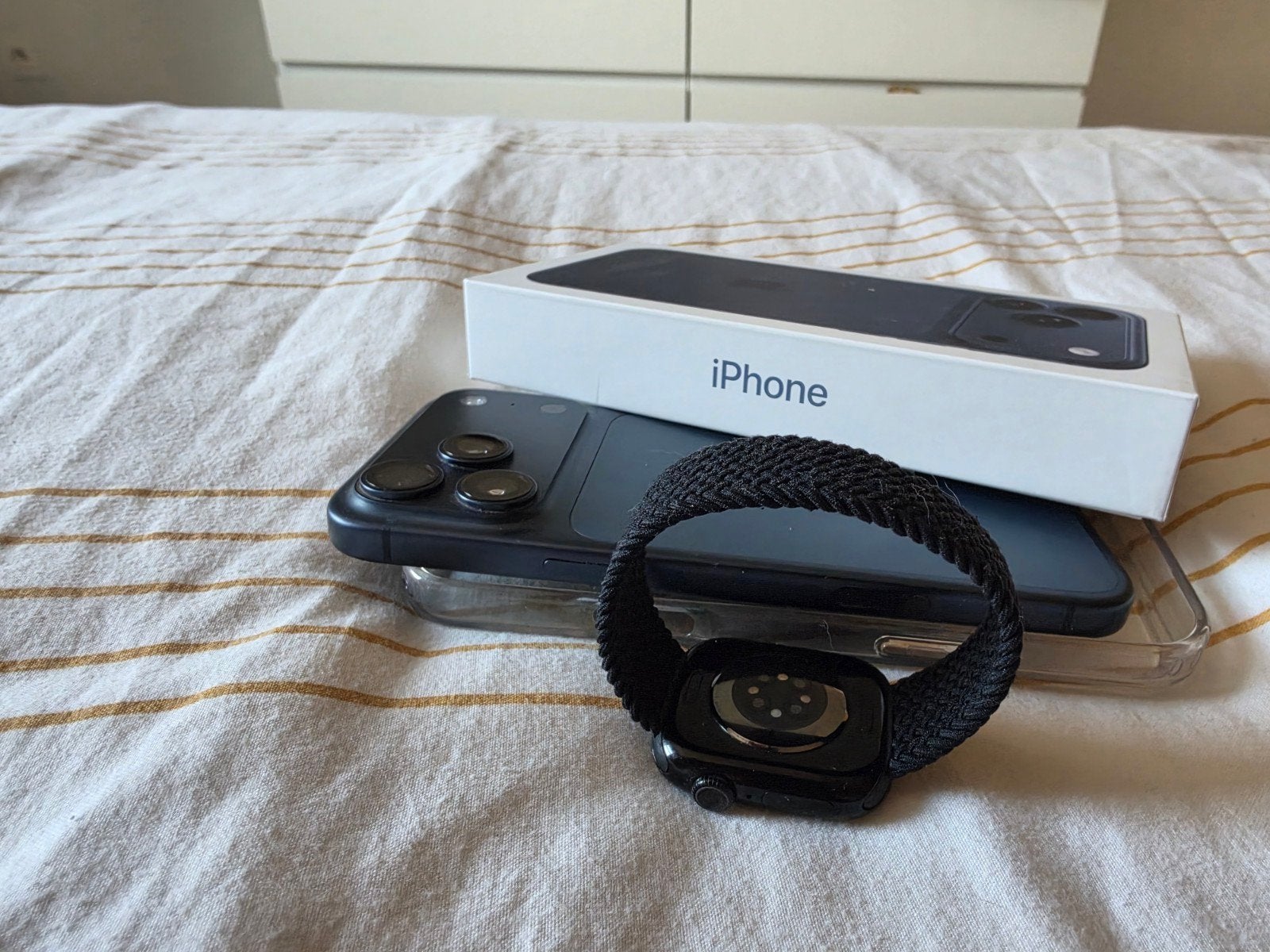 iphone 17 pro max 512 GB + apple watch 10 40 mm, Enlèvement, Comme neuf, 512 GB, Sans abonnement
