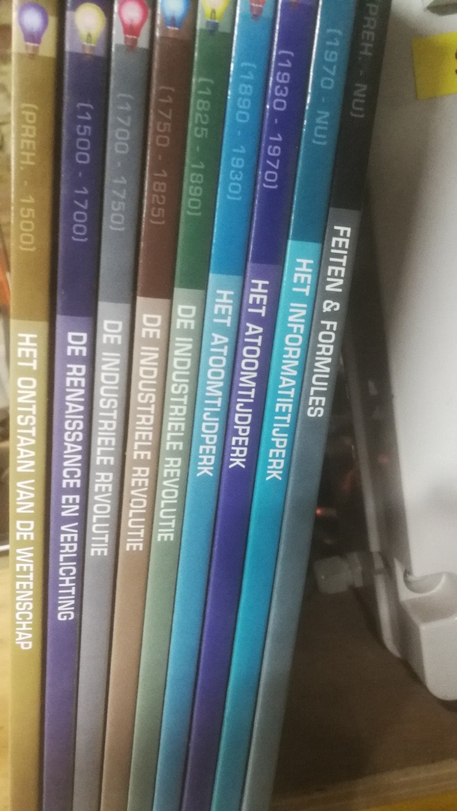 Boekenset Het onstaan van de wetenschap, Enlèvement ou Envoi