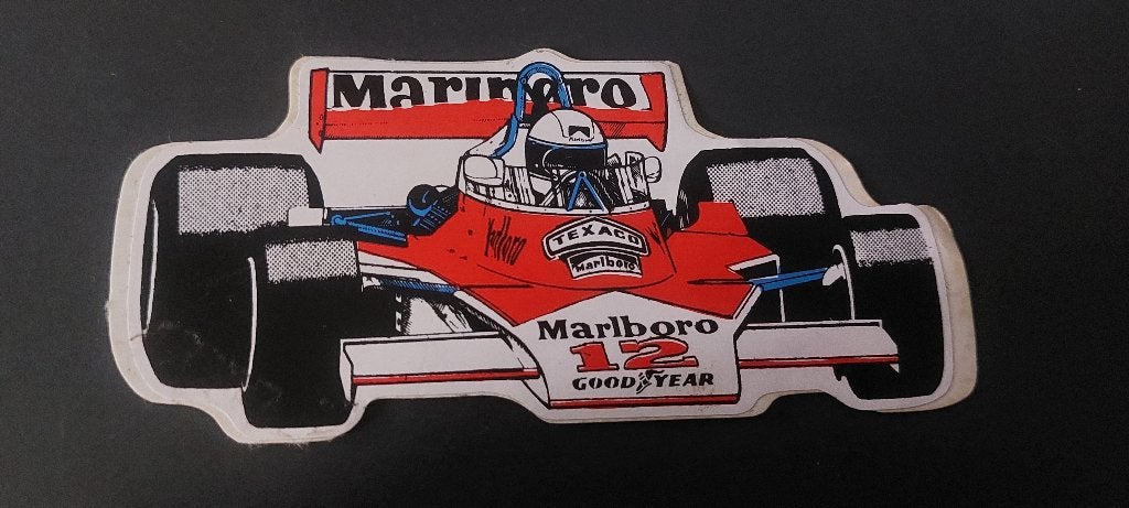Sticker autocollant formule 1 Marlboro  vintage, Collections, Autocollants, Envoi, Utilisé