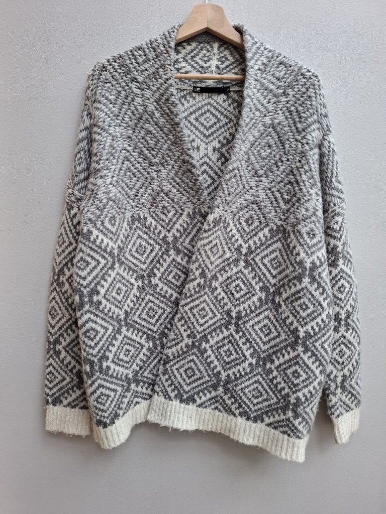 Opengewerkte jacquard vest maat M, Ophalen of Verzenden, Maat 38/40 (M)