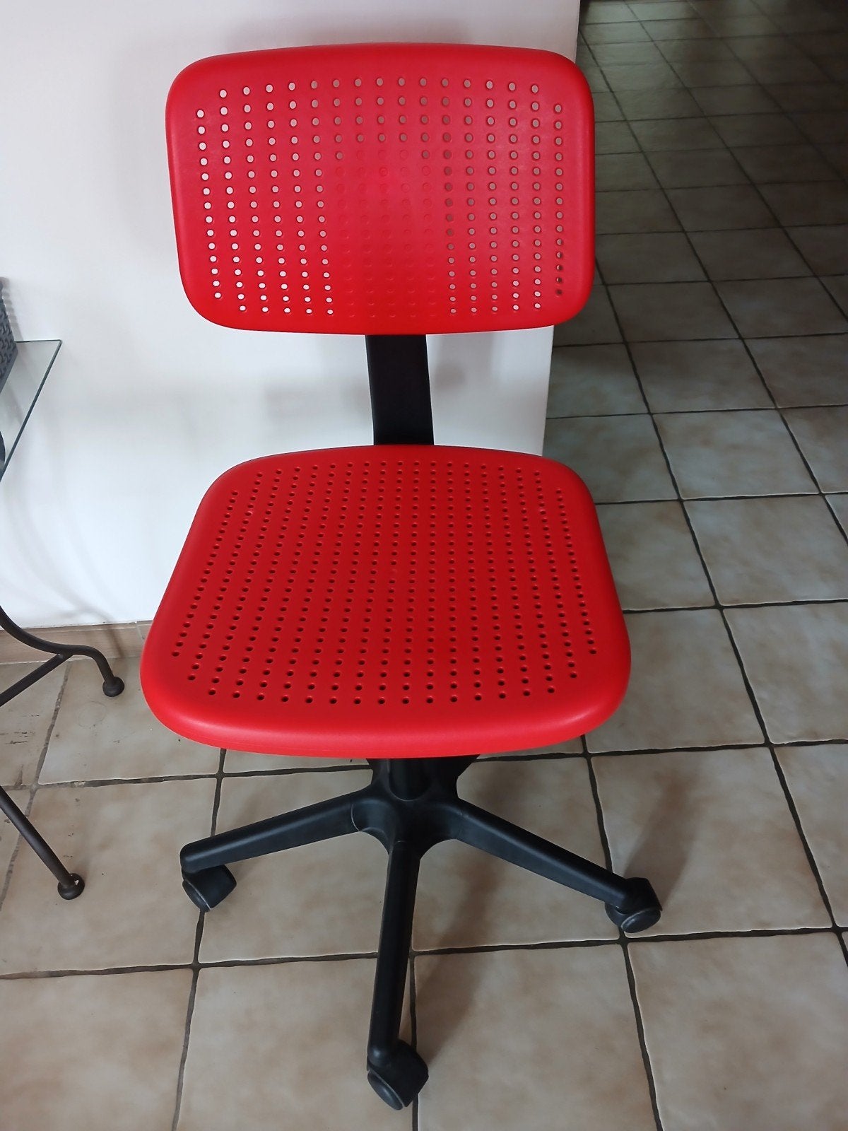bureaustoel  rood, Ophalen, Rood, Bureaustoel