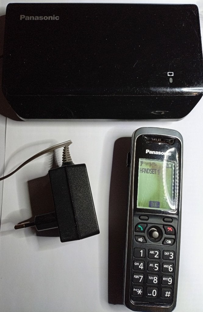 Panasonic KX-TGP500 SIP DECT draadloos telefoonsysteem, Telecommunicatie, Ophalen of Verzenden, Gebruikt, 1 handset
