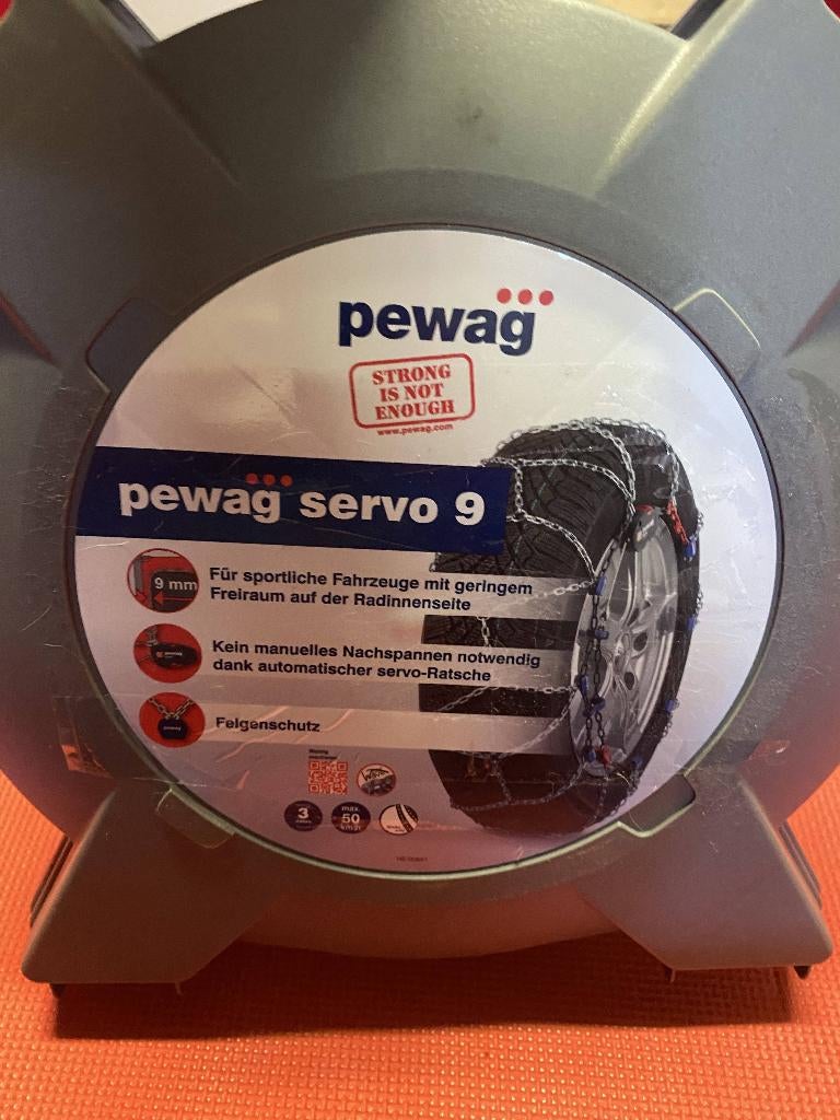 Pewag Servo 9 Premium Sneeuwkettingen - 9mm, Enlèvement, Comme neuf