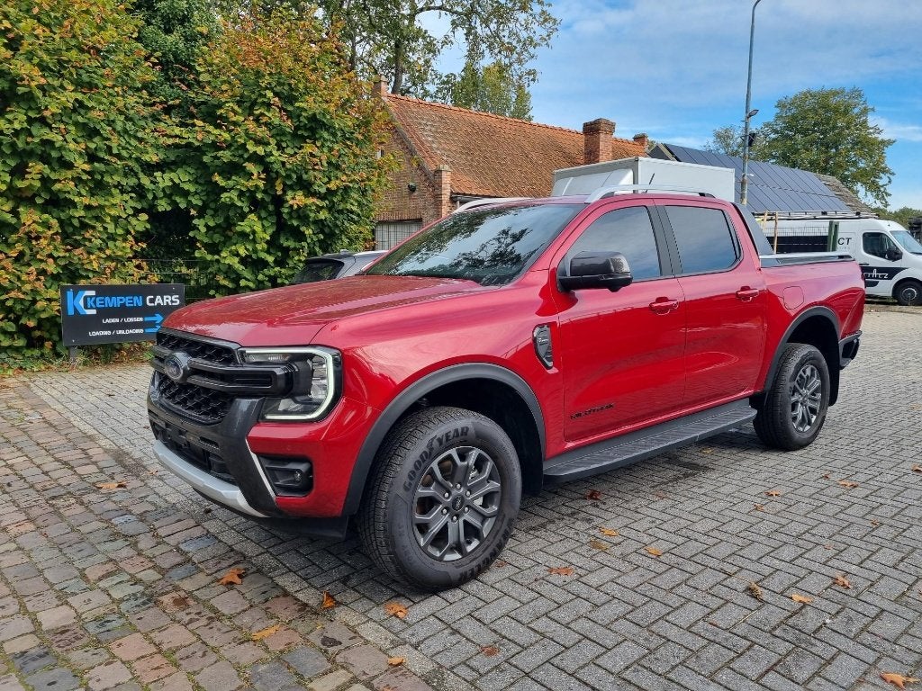 Ford Ranger Wildtrak 2.0 Ecoblue Doublecab Aut Lichte vracht, Auto's, Automaat, Dealer onderhouden, 4 cilinders, Leder