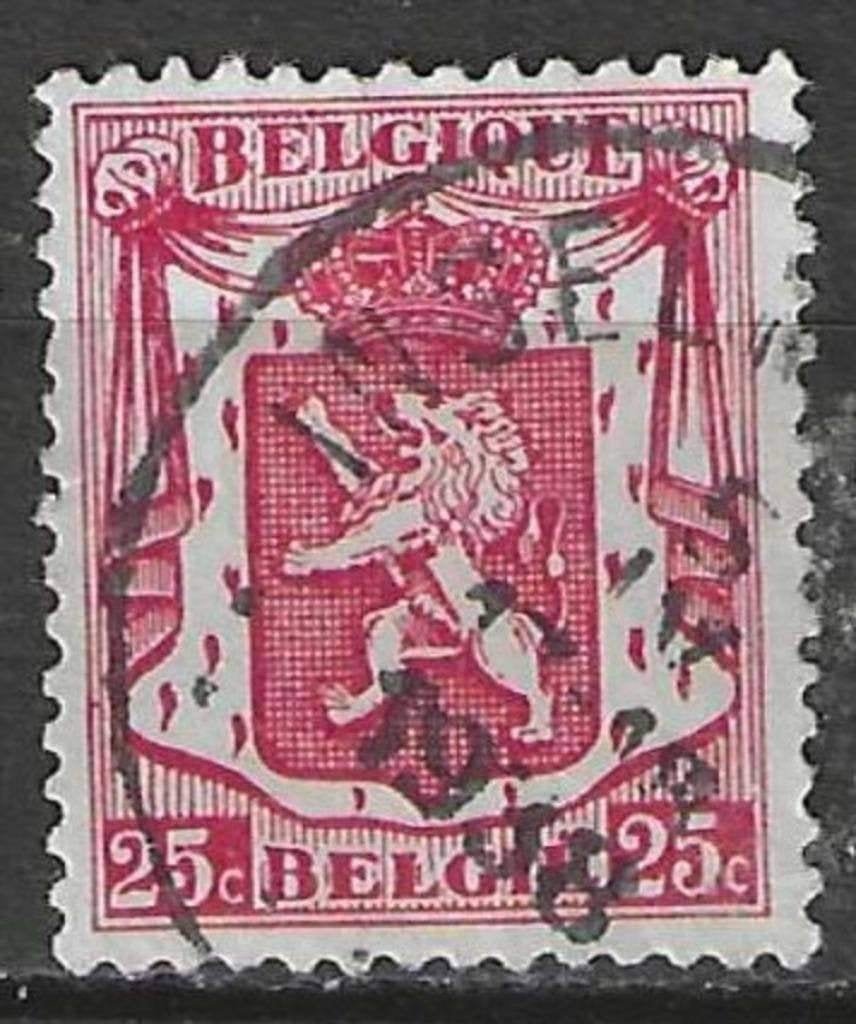 Belgie 1935 - Yvert/OBP 423 - Klein staatswapen 25 c. (ST), Verzenden, Gestempeld, Gestempeld