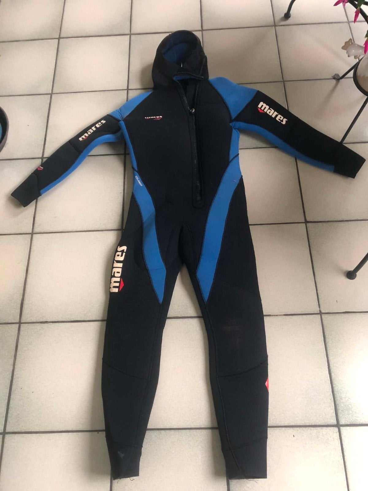 costume plongee homme +- 70 a 75 kilos, Enlèvement, Utilisé, Combinaison de plongée