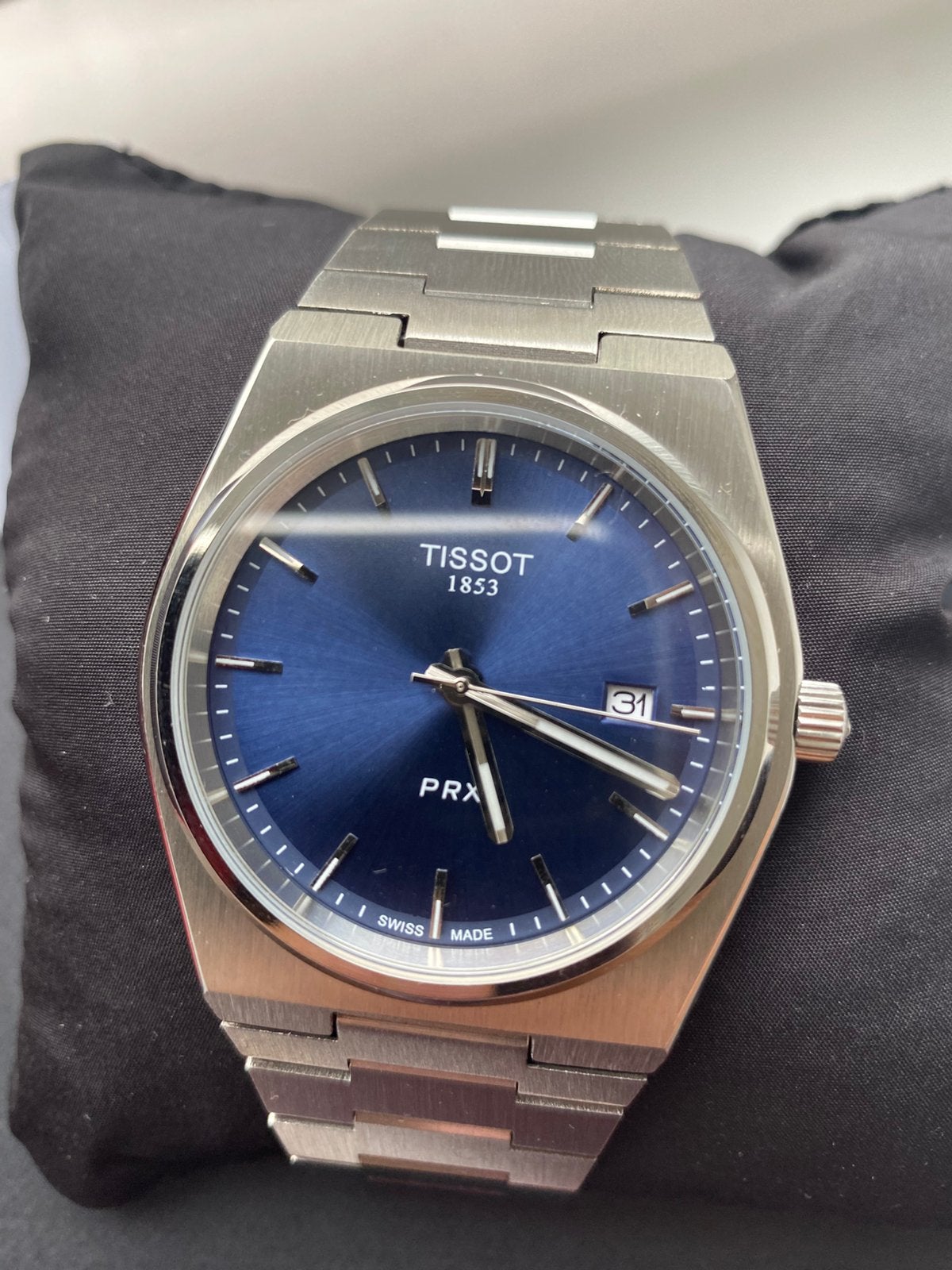 Tissot PRX 40 Quartz in nieuwe staat, Overige merken, Staal, Staal, Polshorloge