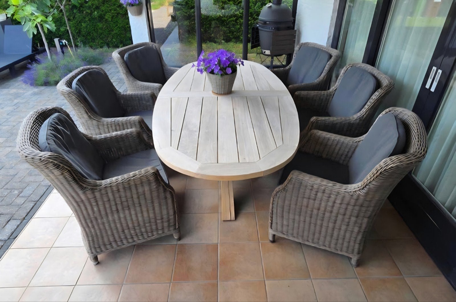 4SO Brighton pure tuinstoelen 6 stuks 4 seasons outdoor, Tuin en Terras, Ophalen