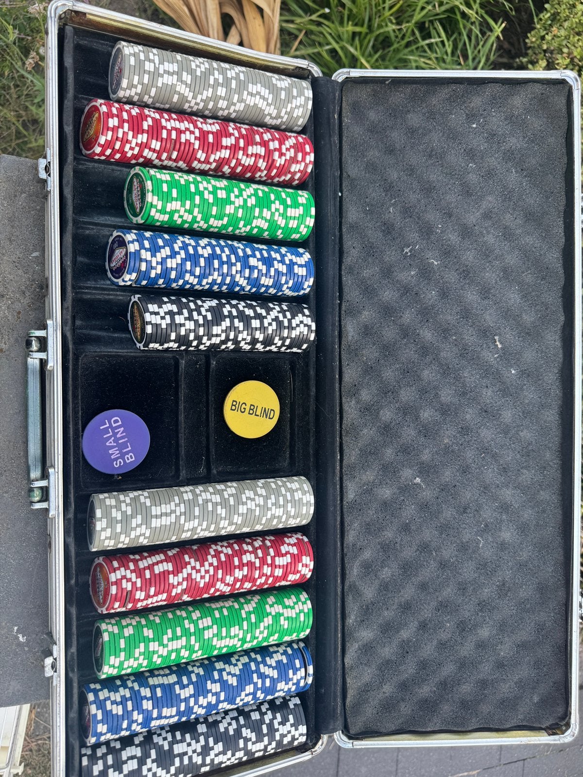Las Vegas pokerset, Hobby en Vrije tijd, Ophalen, Gebruikt