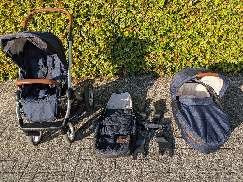 Mutsy kinderwagen met accessoires, Kinderen en Baby's, Gebruikt, Mutsy, Met reiswieg, Ophalen