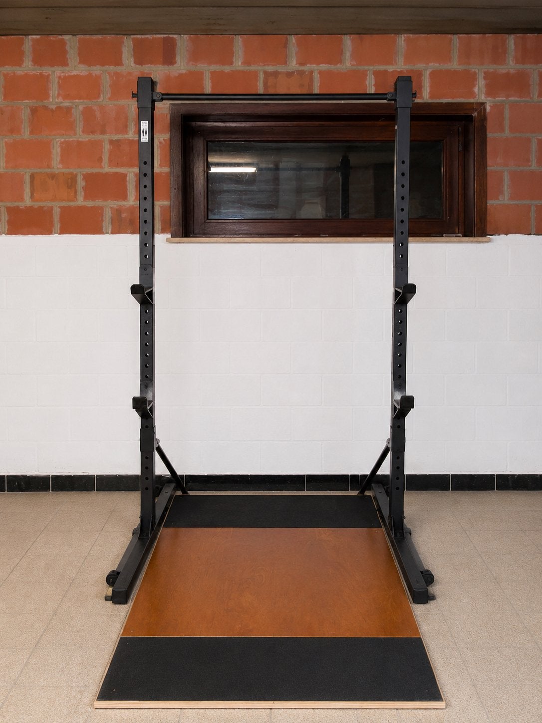 ATX bumperplates + Squat Rack + Deadliftplatform, Sport en Fitness, Ophalen, Zo goed als nieuw