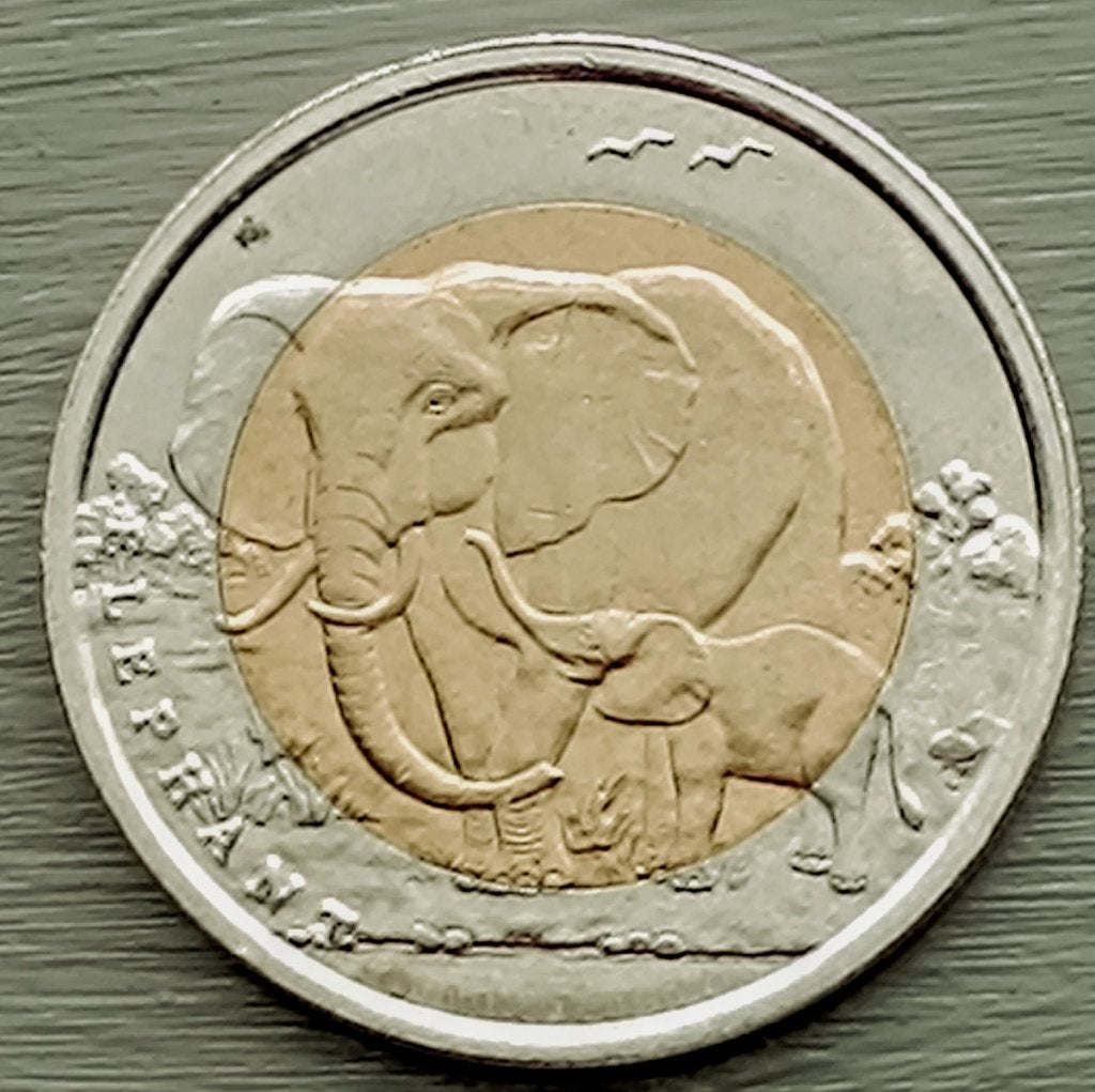 munt Turkije 1 lira 2009 : olifant, Ophalen of Verzenden