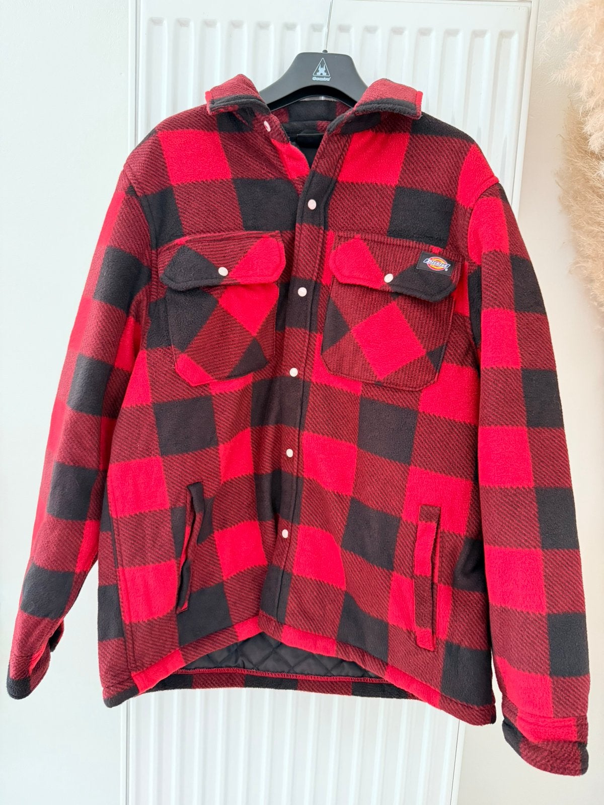 Dickies dikke vest rood zwart - small, Ophalen, Maat 46 (S) of kleiner, Rood