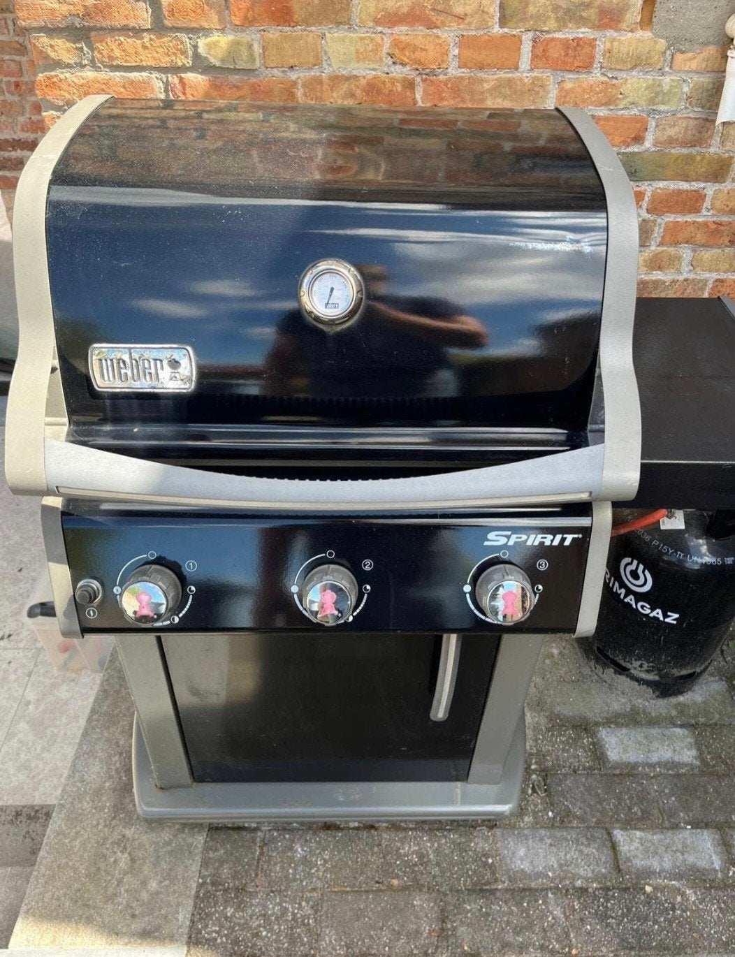 Weber gasbarbecue spirit 3 in goeie conditie, Ophalen, Gebruikt, Weber-Spirit