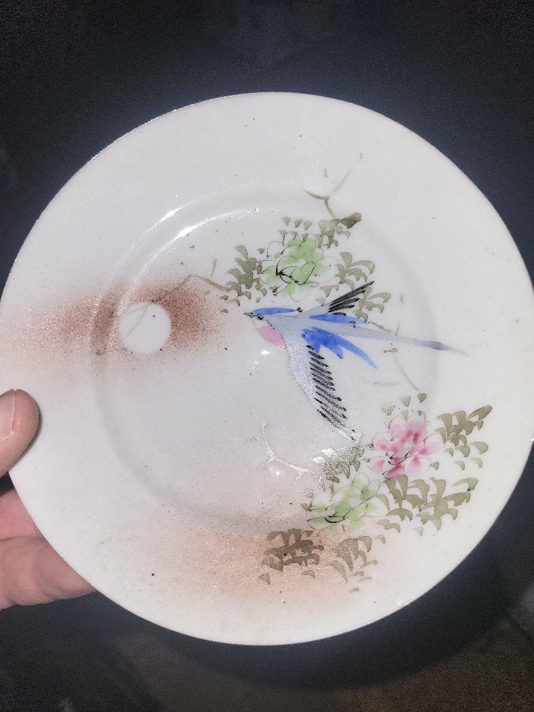 Antiek Chinees/Japans handbeschilderd porseleinen servies, Enlèvement