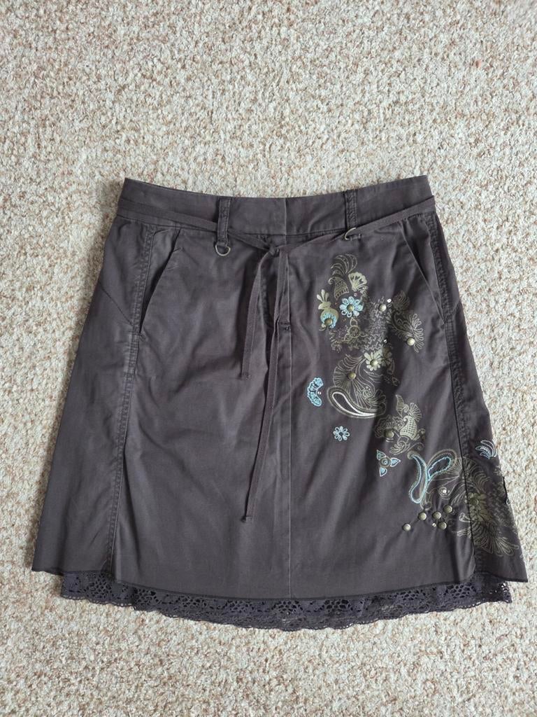 Katoenen rok Mexx, Ophalen, Maat 36 (S), Bruin
