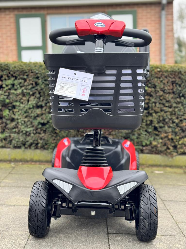 Scootmobiel Invacare Colibri avec la plus grande batterie, Divers, Chaises roulantes, Enlèvement ou Envoi, Pliant, Comme neuf