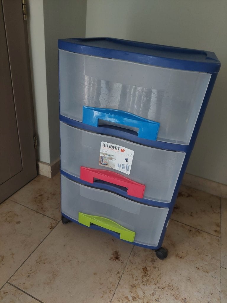 Space organizer, Ophalen, Kunststof