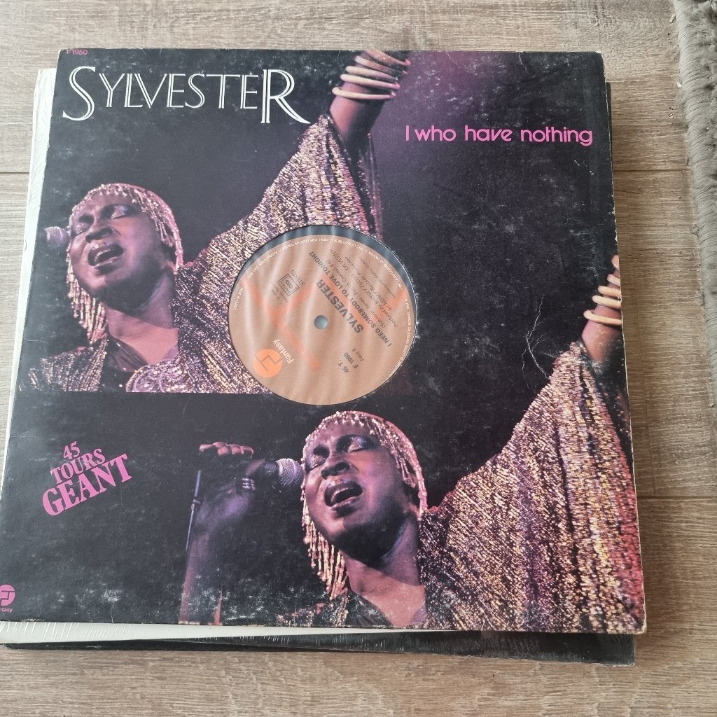 12" Sylvester – I Who Have Nothing, CD & DVD, Vinyles Singles, Enlèvement ou Envoi, Utilisé, 12 pouces, Dance et House