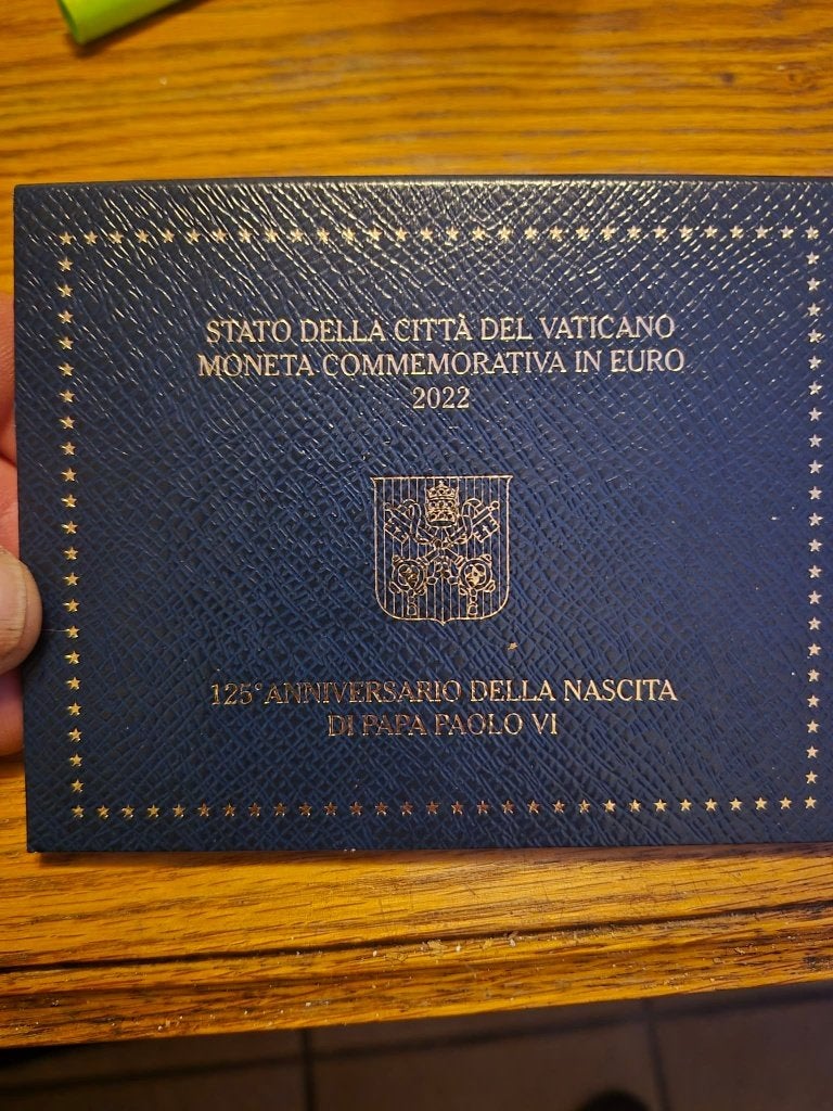 €2 Vaticaanstad 2022 BU blister, Enlèvement, Vatican