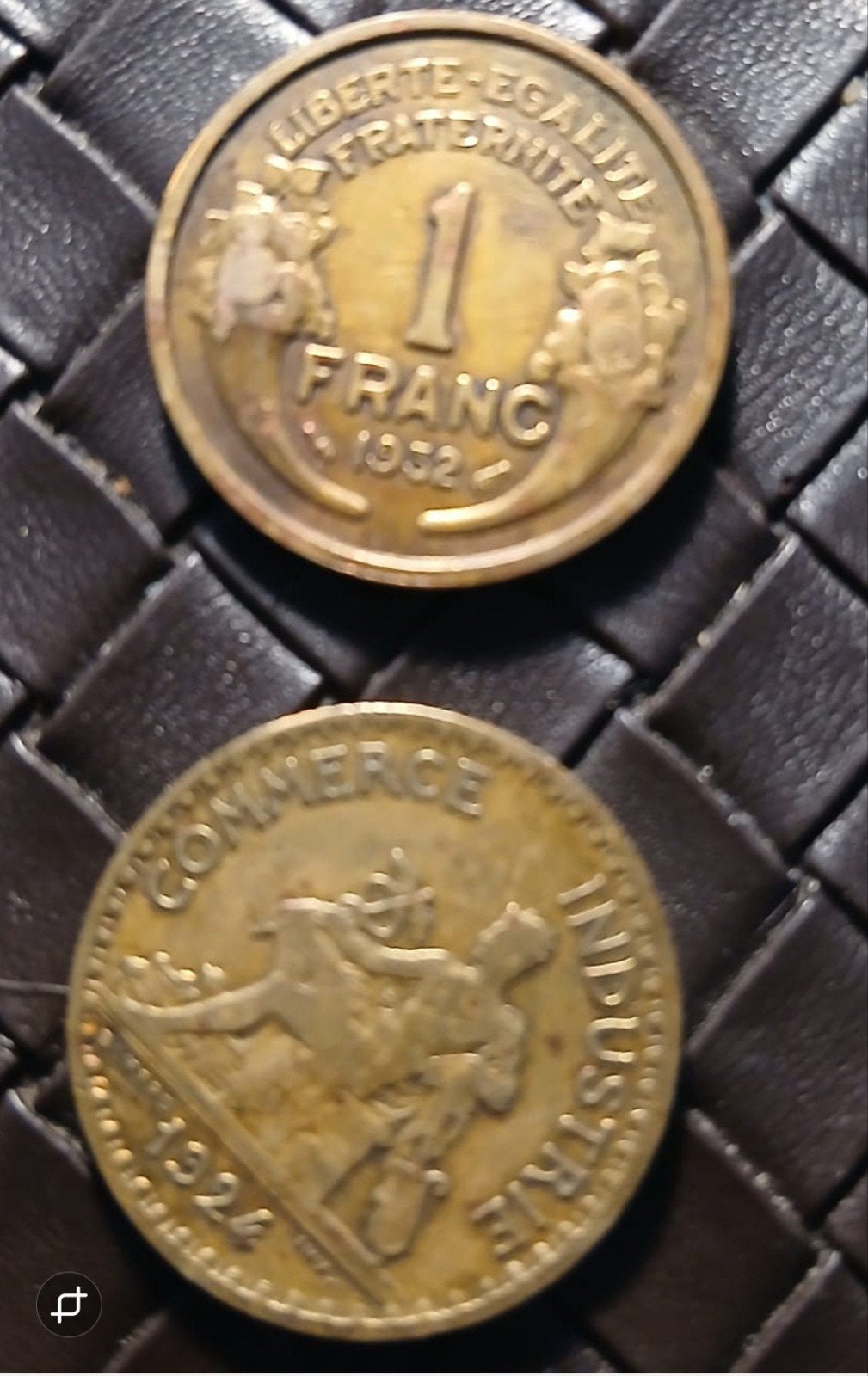 Pièce de monnaie française, Enlèvement ou Envoi