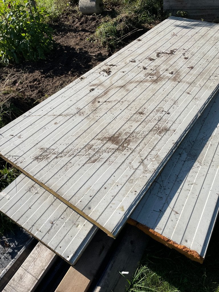 Sandwichpanelen, Enlèvement, Utilisé
