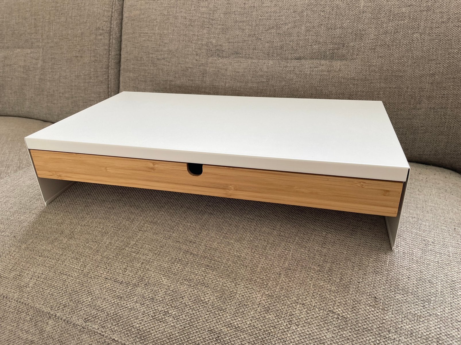 Monitor standaard / desk organiser, Divers, Enlèvement, Comme neuf