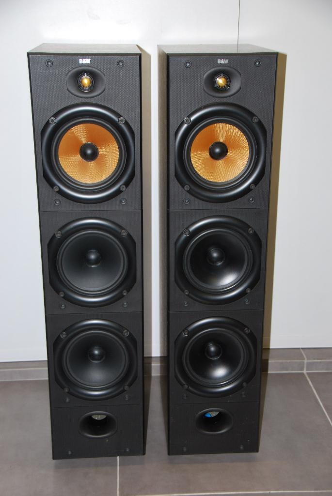 B&W  DM604 als nieuw uitvoerig te beluisteren, Comme neuf, Enlèvement, Bowers & Wilkins (B&W), Haut-parleurs Frontaux, Arrière ou Stéréo