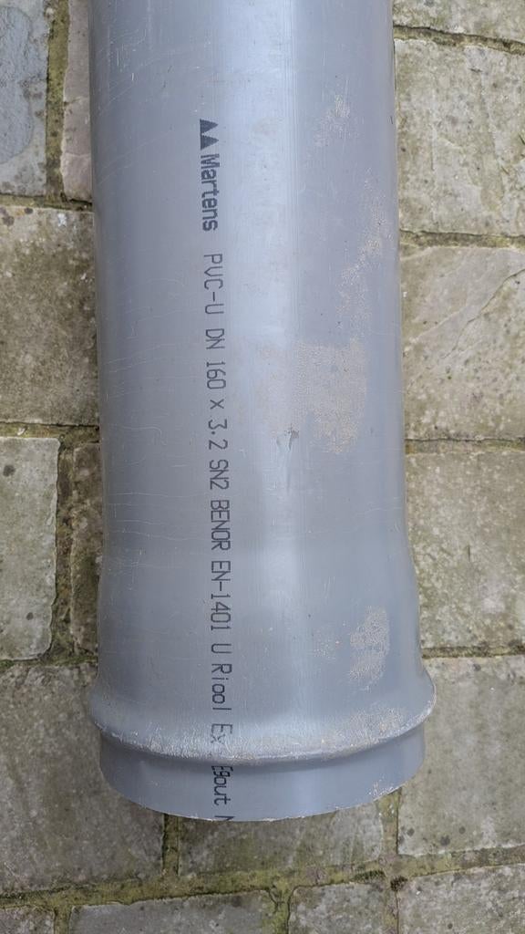 PVC buis 160x3,2mm lengte 2,59m, Ophalen