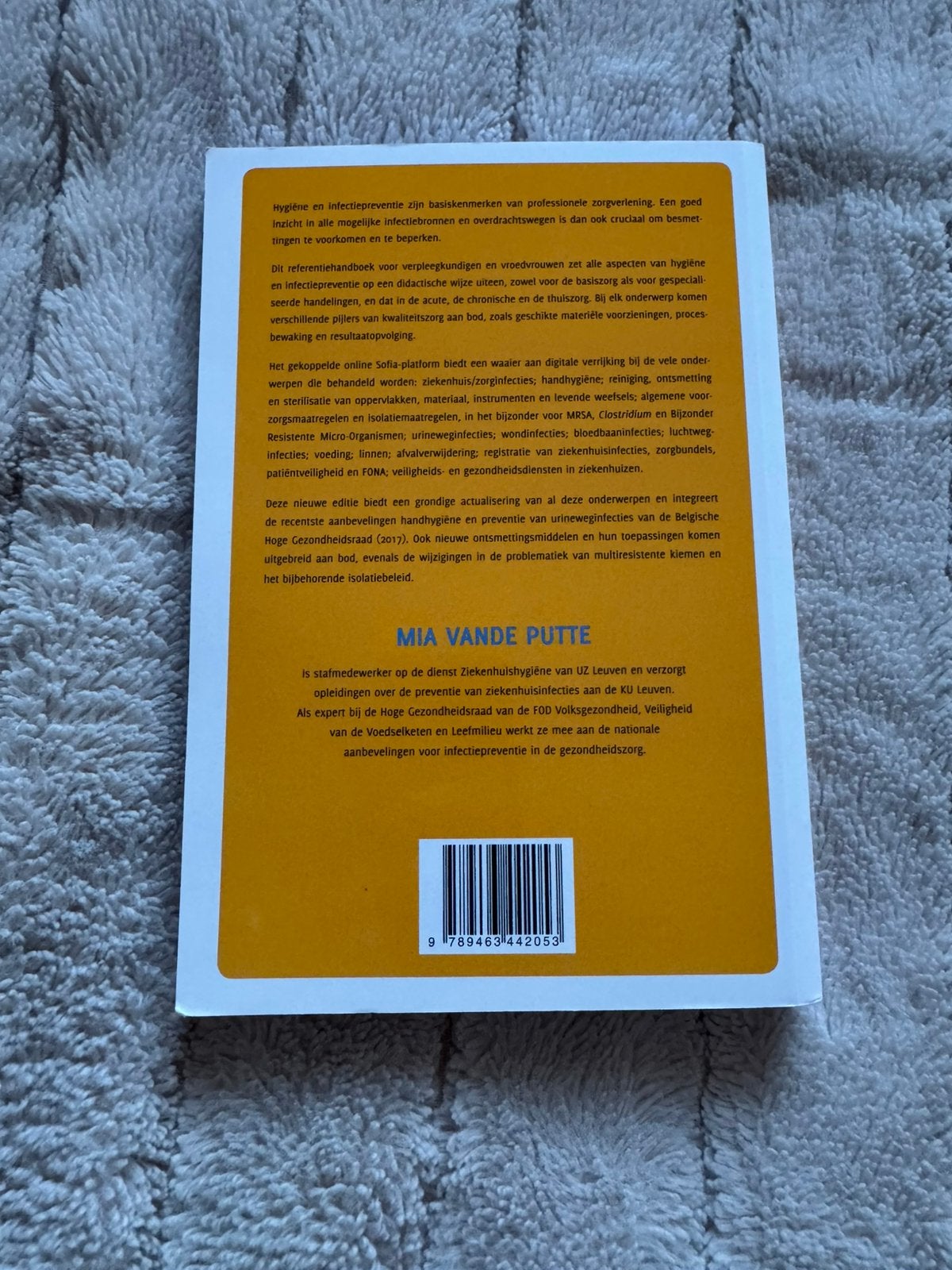 Van hygiene tot infectiepreventie, Boeken, Ophalen of Verzenden, Zo goed als nieuw