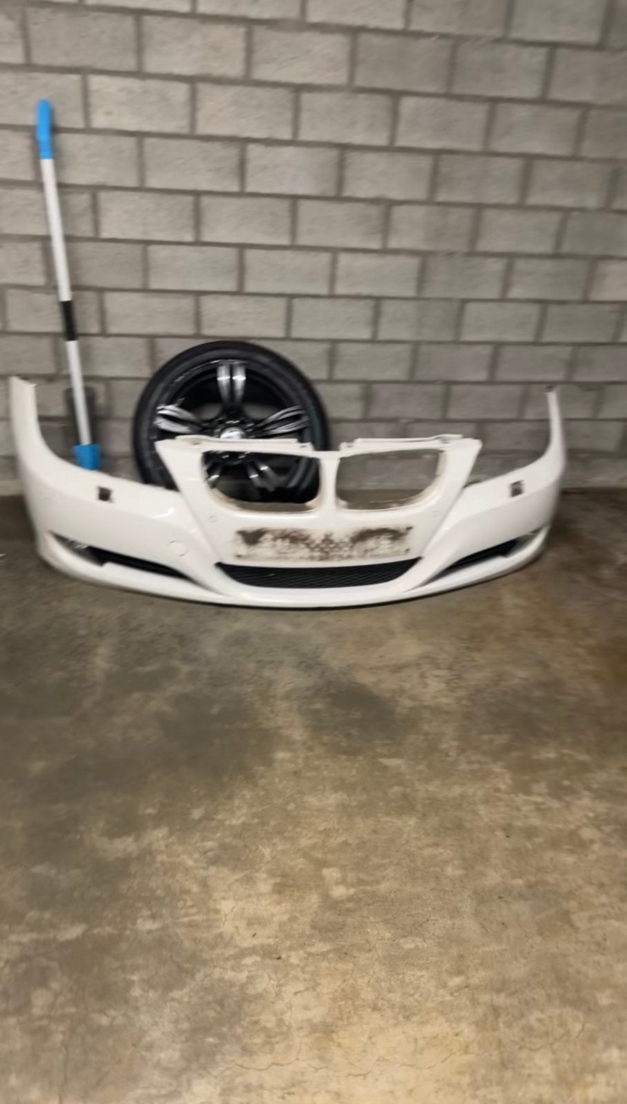 Voor bumper bmw e91 alpineweiss 300, Auto-onderdelen, Ophalen, Voor, BMW, Bumper